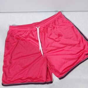 Nike Men's Bright Pink Athletic Shorts